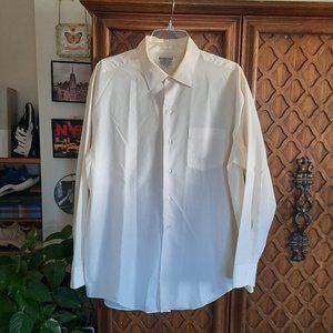 🌟FREE with purchase🌟 Off White Long Sleeve Button Down Formal Shirt - Size L